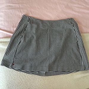 UO Gingham mini skirt